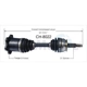 Purchase Top-Quality TRAKMOTIVE - CH8022 - CV Axle Shaft pa2