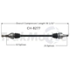 Purchase Top-Quality TRAKMOTIVE - CH8277 - New CV Shaft pa2