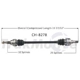 Purchase Top-Quality TRAKMOTIVE - CH8278 - CV Axle Shaft pa3