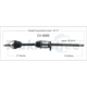 Purchase Top-Quality TRAKMOTIVE - CH8305 - CV Axle Shaft pa2