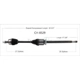 Purchase Top-Quality TRAKMOTIVE - CH8329 - CV Axle Shaft pa3