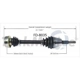 Purchase Top-Quality TRAKMOTIVE - FD8035 - CV Axle Shaft pa2