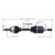 Purchase Top-Quality TRAKMOTIVE - FD8045 - CV Axle Shaft pa2