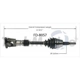 Purchase Top-Quality TRAKMOTIVE - FD8057 - CV Axle Shaft pa2