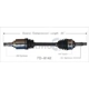 Purchase Top-Quality TRAKMOTIVE - FD8142 - CV Axle Shaft pa3