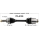 Purchase Top-Quality TRAKMOTIVE - FD8190 - CV Axle Shaft pa6