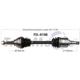 Purchase Top-Quality TRAKMOTIVE - FD8198 - CV Axle Shaft pa2