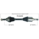 Purchase Top-Quality TRAKMOTIVE - FD8249 - CV Axle Shaft pa4