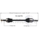 Purchase Top-Quality TRAKMOTIVE - FD8279 - CV Axle Shaft pa2