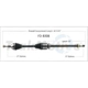 Purchase Top-Quality TRAKMOTIVE - FD8308 - CV Axle Shaft pa2