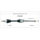 Purchase Top-Quality TRAKMOTIVE - FD8329 - CV Axle Shaft pa2