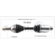 Purchase Top-Quality TRAKMOTIVE - FD8331 - CV Axle Shaft pa3