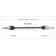 Purchase Top-Quality TRAKMOTIVE - FD8353 - CV Axle Shaft pa2