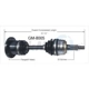 Purchase Top-Quality TRAKMOTIVE - GM8005 - CV Axle Shaft pa2