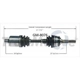 Purchase Top-Quality TRAKMOTIVE - GM8076 - CV Axle Shaft pa5