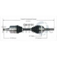 Purchase Top-Quality TRAKMOTIVE - GM8191 - CV Axle Shaft pa2