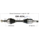 Purchase Top-Quality TRAKMOTIVE - GM8234 - CV Axle Shaft pa2
