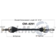 Purchase Top-Quality TRAKMOTIVE - GM8291 - CV Axle Shaft pa2