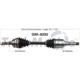 Purchase Top-Quality TRAKMOTIVE - GM8293 - CV Axle Shaft pa2