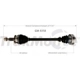 Purchase Top-Quality TRAKMOTIVE - GM8358 - CV Axle Shaft pa3