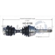 Purchase Top-Quality TRAKMOTIVE - HO8196 - CV Axle Shaft pa3