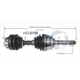 Purchase Top-Quality TRAKMOTIVE - HO8198 - CV Axle Shaft pa2