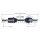 Purchase Top-Quality TRAKMOTIVE - HO8199 - CV Axle Shaft pa3