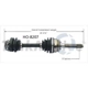 Purchase Top-Quality TRAKMOTIVE - HO8207 - CV Axle Shaft pa2
