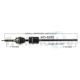 Purchase Top-Quality TRAKMOTIVE - HO8265 - CV Axle Shaft pa2