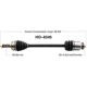 Purchase Top-Quality TRAKMOTIVE - HO8345 - CV Axle Shaft pa7