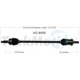 Purchase Top-Quality TRAKMOTIVE - HO8499 - CV Axle Shaft pa5