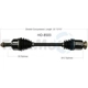Purchase Top-Quality TRAKMOTIVE - HO8503 - CV Axle Shaft pa2