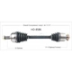 Purchase Top-Quality TRAKMOTIVE - HO8586 - CV Axle Shaft pa2