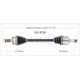 Purchase Top-Quality TRAKMOTIVE - HO8627 - CV Axle Shaft pa2