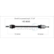 Purchase Top-Quality TRAKMOTIVE - HO8630 - CV Axle Shaft pa2