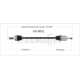 Purchase Top-Quality TRAKMOTIVE - HO8631 - CV Axle Shaft pa2