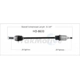 Purchase Top-Quality TRAKMOTIVE - HO8633 - CV Axle Shaft pa2