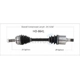 Purchase Top-Quality TRAKMOTIVE - HO8641 - CV Axle Shaft pa2