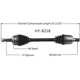 Purchase Top-Quality TRAKMOTIVE - HY8218 - CV Axle Shaft pa3