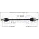 Purchase Top-Quality TRAKMOTIVE - HY8233 - CV Axle Shaft pa5