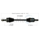 Purchase Top-Quality TRAKMOTIVE - HY8263 - CV Axle Shaft pa2