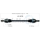 Purchase Top-Quality TRAKMOTIVE - HY8278 - CV Axle Shaft pa2