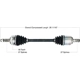 Purchase Top-Quality TRAKMOTIVE - HY8306 - New CV Shaft pa5