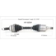 Purchase Top-Quality TRAKMOTIVE - HY8354 - CV Axle Shaft pa2