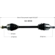 Purchase Top-Quality TRAKMOTIVE - KA8058 - CV Axle Shaft pa3