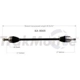 Purchase Top-Quality TRAKMOTIVE - KA8069 - CV Axle Shaft pa2