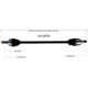 Purchase Top-Quality TRAKMOTIVE - KA8079 - CV Axle Shaft pa4