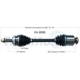 Purchase Top-Quality TRAKMOTIVE - KA8086 - CV Axle Shaft pa2