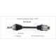 Purchase Top-Quality TRAKMOTIVE - KA8134 - CV Axle Shaft pa2