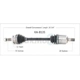 Purchase Top-Quality TRAKMOTIVE - KA8135 - CV Axle Shaft pa2